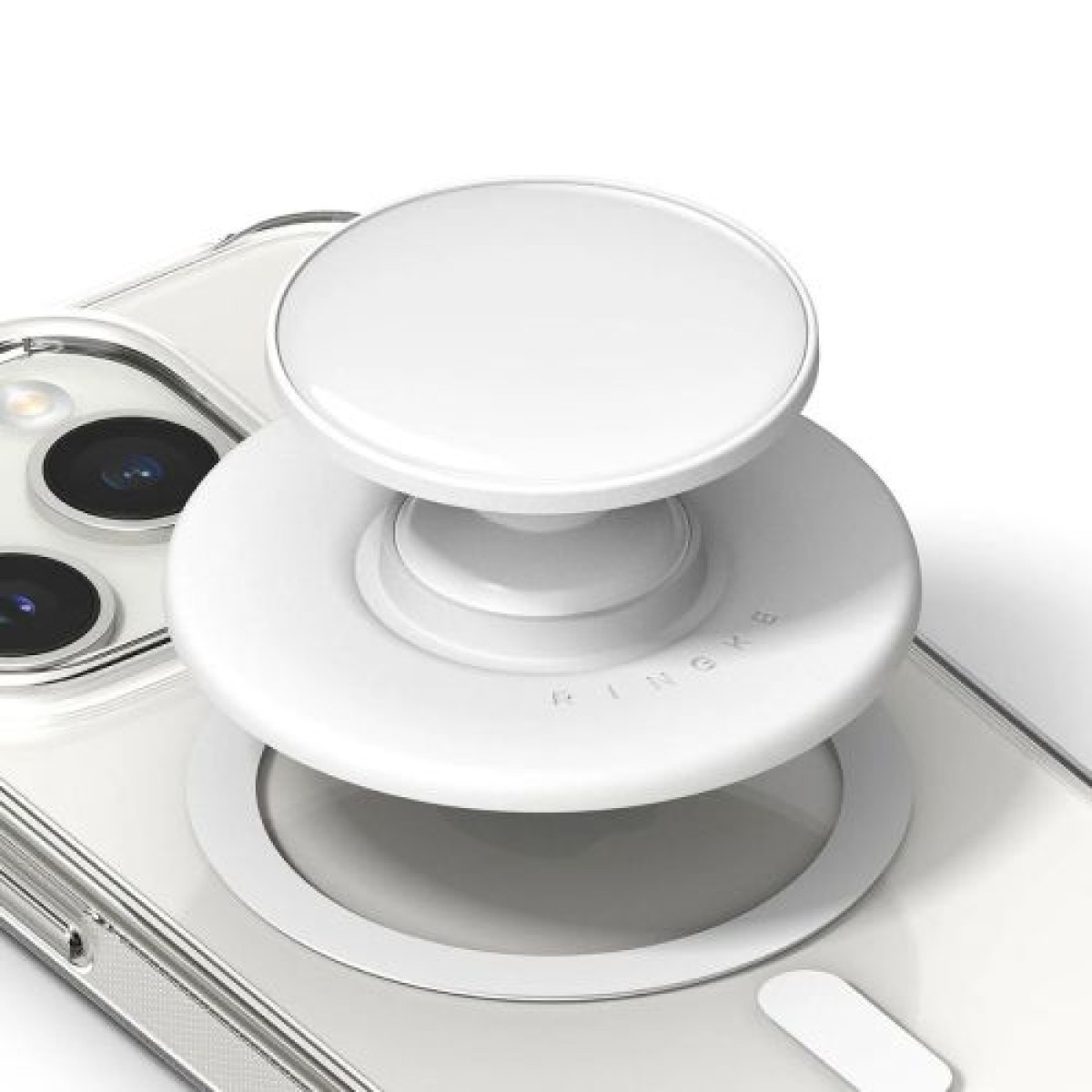 Θήκη Ringke Galaxy S23 Μαγνητική γυαλιστερή Λευκή