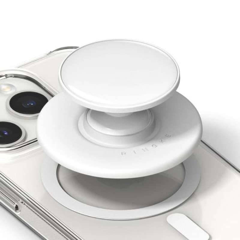 Θήκη Ringke Galaxy S23 Μαγνητική γυαλιστερή Λευκή
