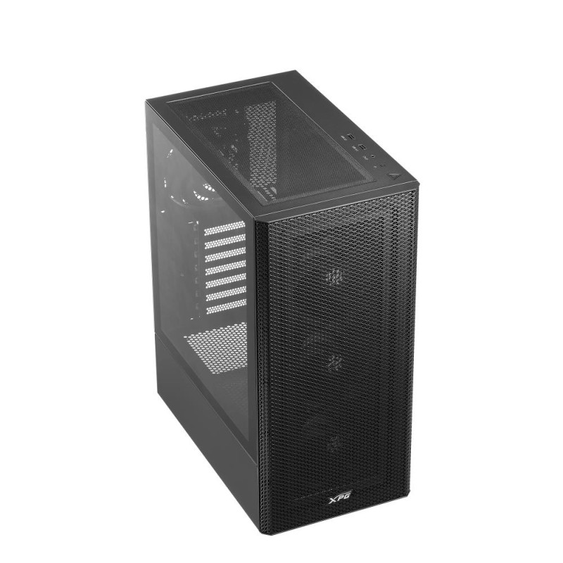 Case|ADATA|VALOR MESH|MidiTower|Case product features Transparent panel|ATX|MicroATX|MiniITX|Colour Black|VALORMESHMT-BKCWW