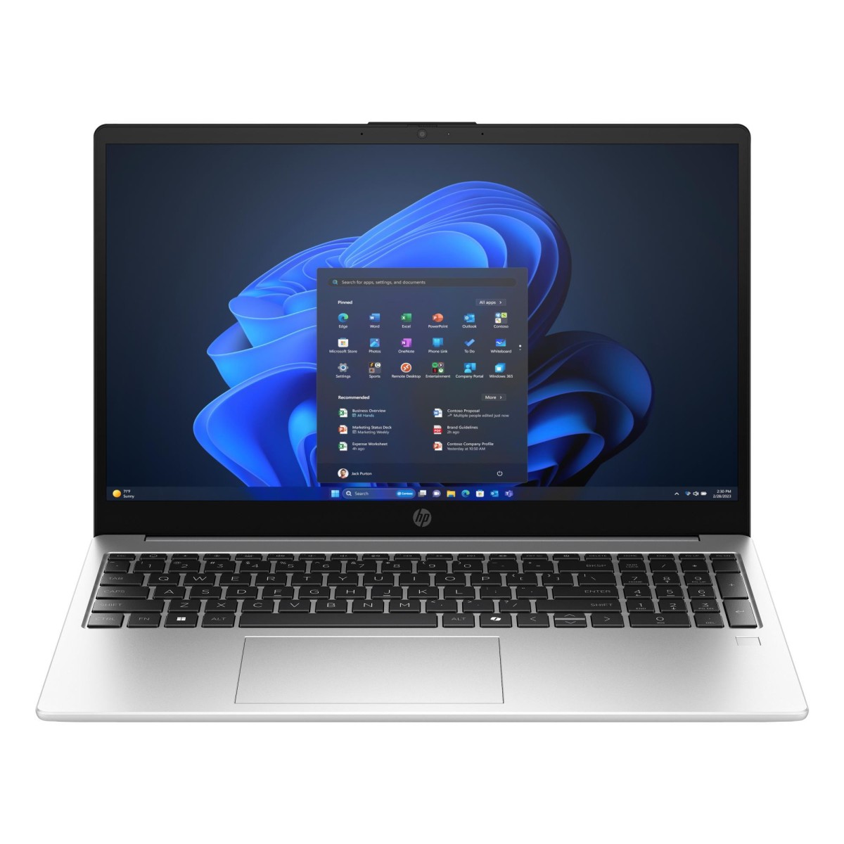 Notebook|HP|255R G10|CPU AMD RyzenT 5|7535U|2.9 GHz|15.6 "|1920 x 1080 pixels|RAM 16 GB|DDR5-SDRAM|SSD 512 GB|Discrete graphics Not available|On-board graphics Yes|Numeric keypad Yes|Keyboard language English|OS installed FreeDOS|Colour Silver|Weight