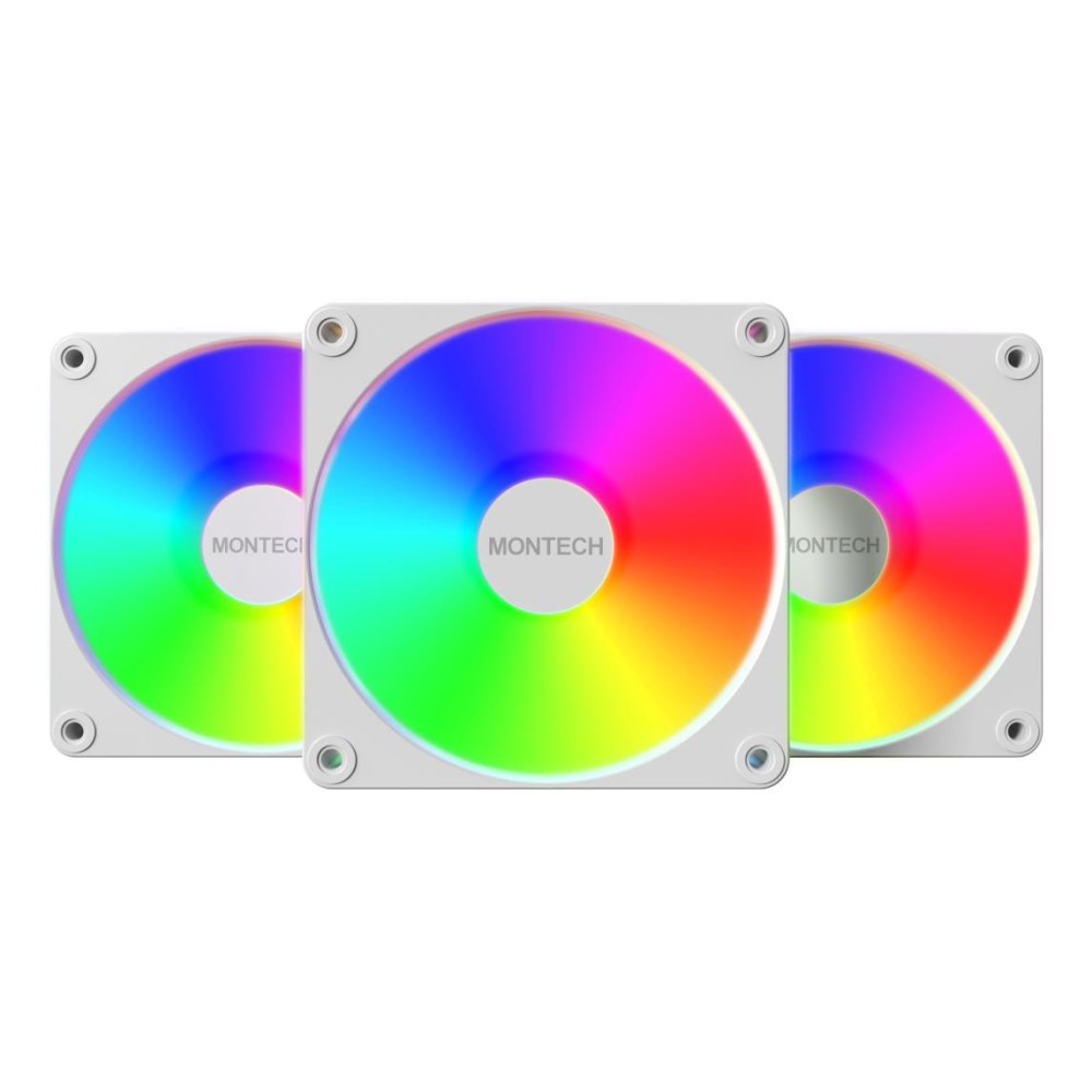 CASE FAN 120MM GF120R V2/ARGB PWM 3I1 (W) MONTECH