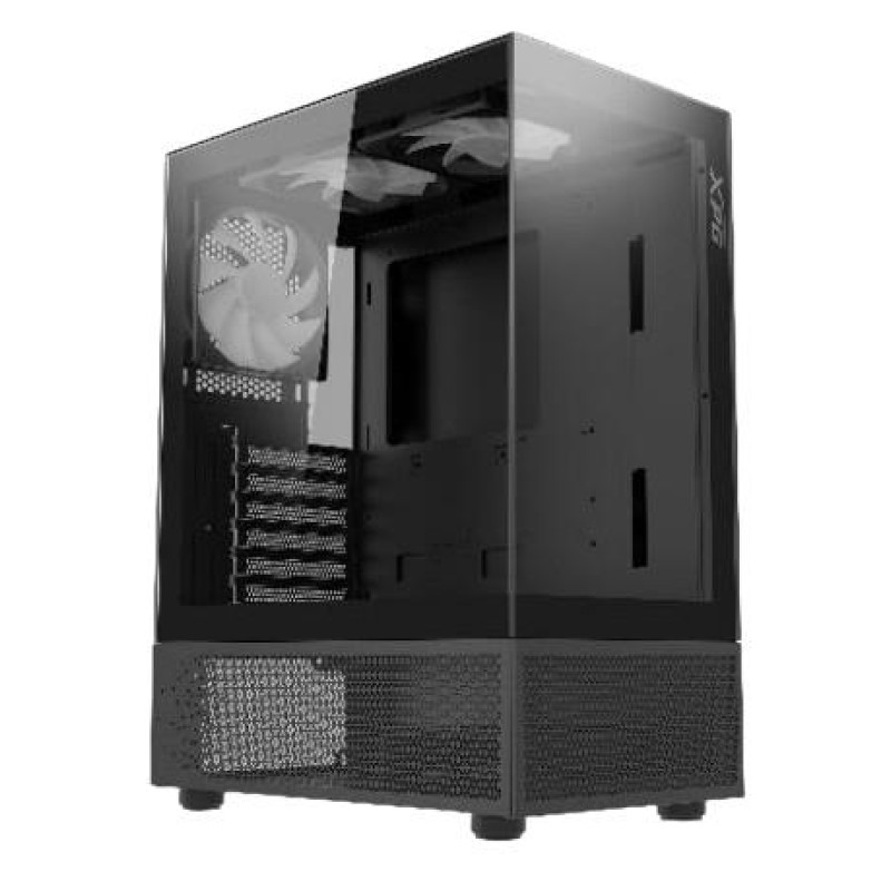 Case|ADATA|INVADER X MINI|MidiTower|Case product features Transparent panel|ATX|MicroATX|MiniITX|Colour Black|INVADERXMINIMT-BKCWW