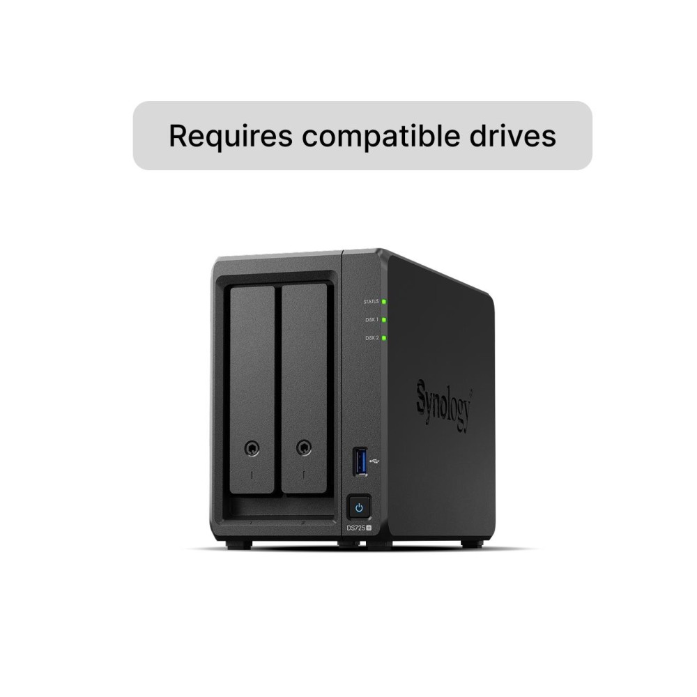NAS STORAGE TOWER 2BAY/NO HDD DS725+ SYNOLOGY
