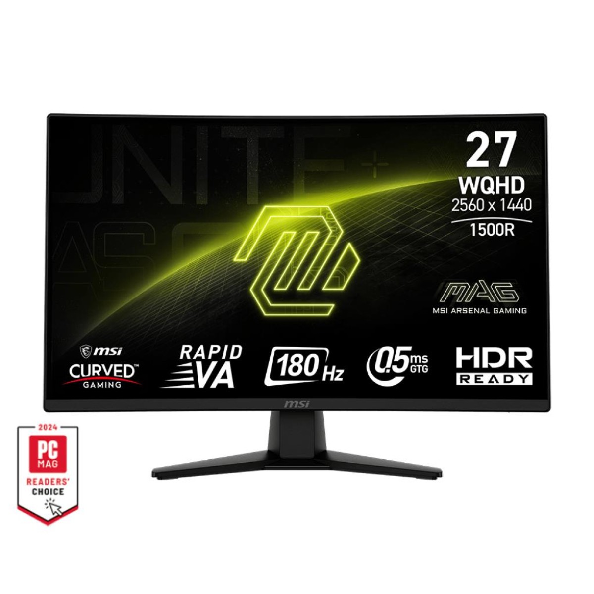 LCD Monitor|MSI|27 "|2560 x 1440 pixels|Wide Quad HD|Native aspect ratio 16:9|Curved|MAG274CQF