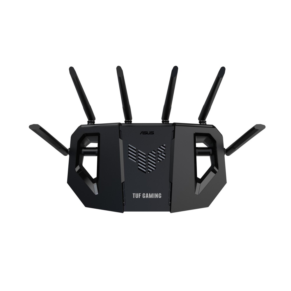 Wireless Router|ASUS|Router|6500 Mbps|Mesh|Wi-Fi 6|Wi-Fi 7|IEEE 802.11a|IEEE 802.11b|IEEE 802.11g|IEEE 802.11ac|IEEE 802.11ax|USB 3.2|3x2.5GbE|1x2.5GbE|Number of antennas 6|TUFGAMINGBE6500