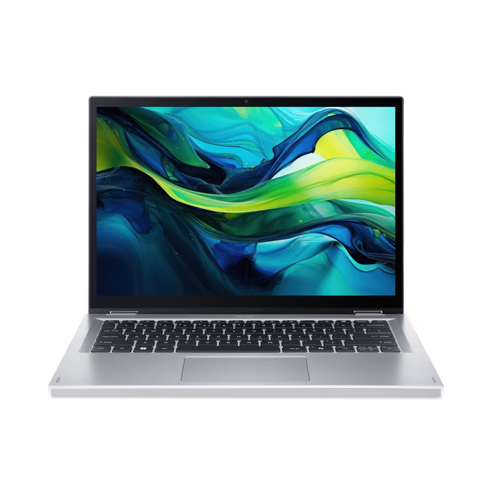 Notebook|ACER|Aspire|Go Spin 14|AGSP14-31PT-338B|CPU  Intel Core 3|N355|1900 MHz|14"|Touchscreen|1920x1200|RAM 16GB|LPDDR5|SSD 512GB|IntelGraphics|Integrated|ENG|Windows 11 Home|Pure Silver|1.54 kg|NX.J3UEL.002