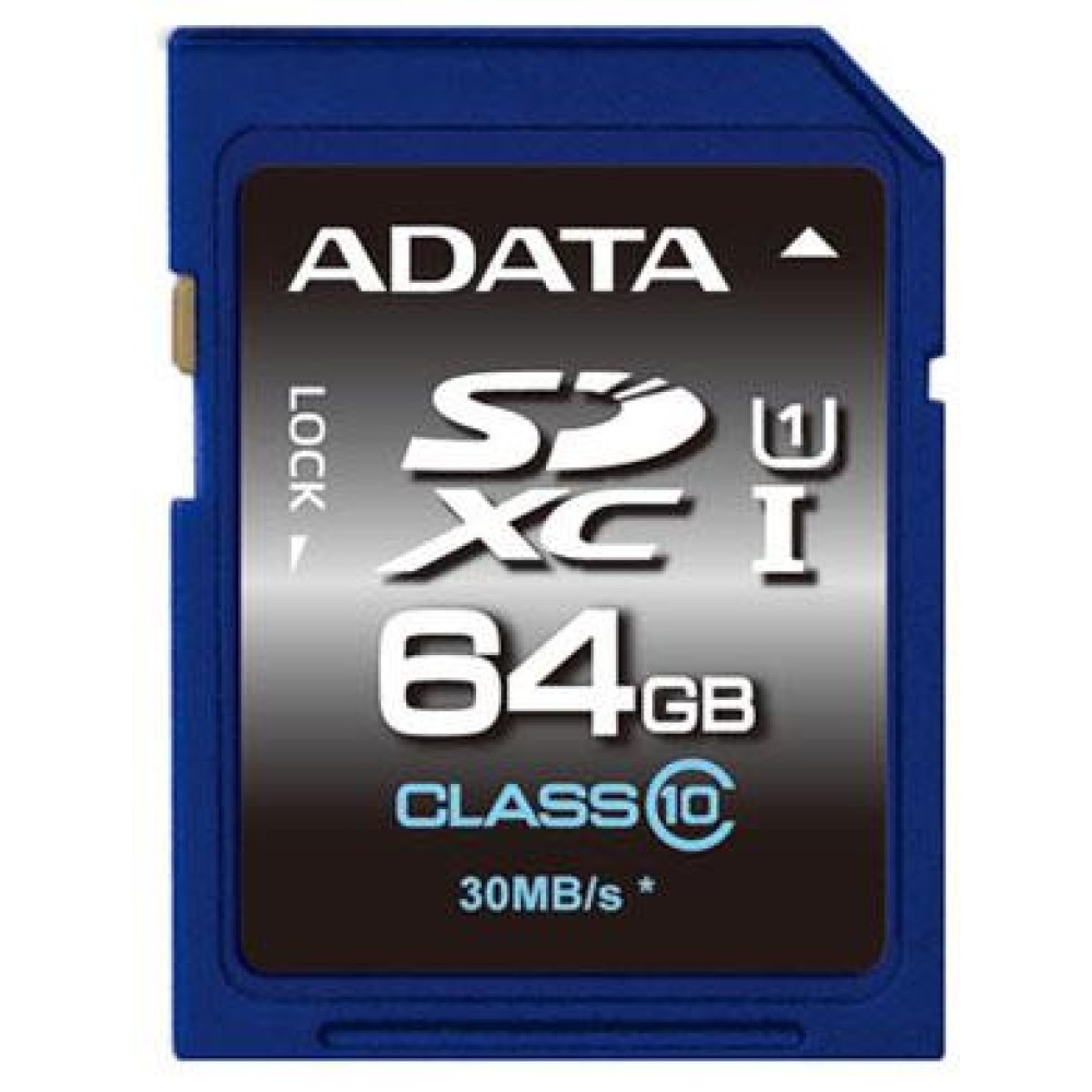 MEMORY SDXC 64GB CLASS10/ASDX64GUICL10-R ADATA