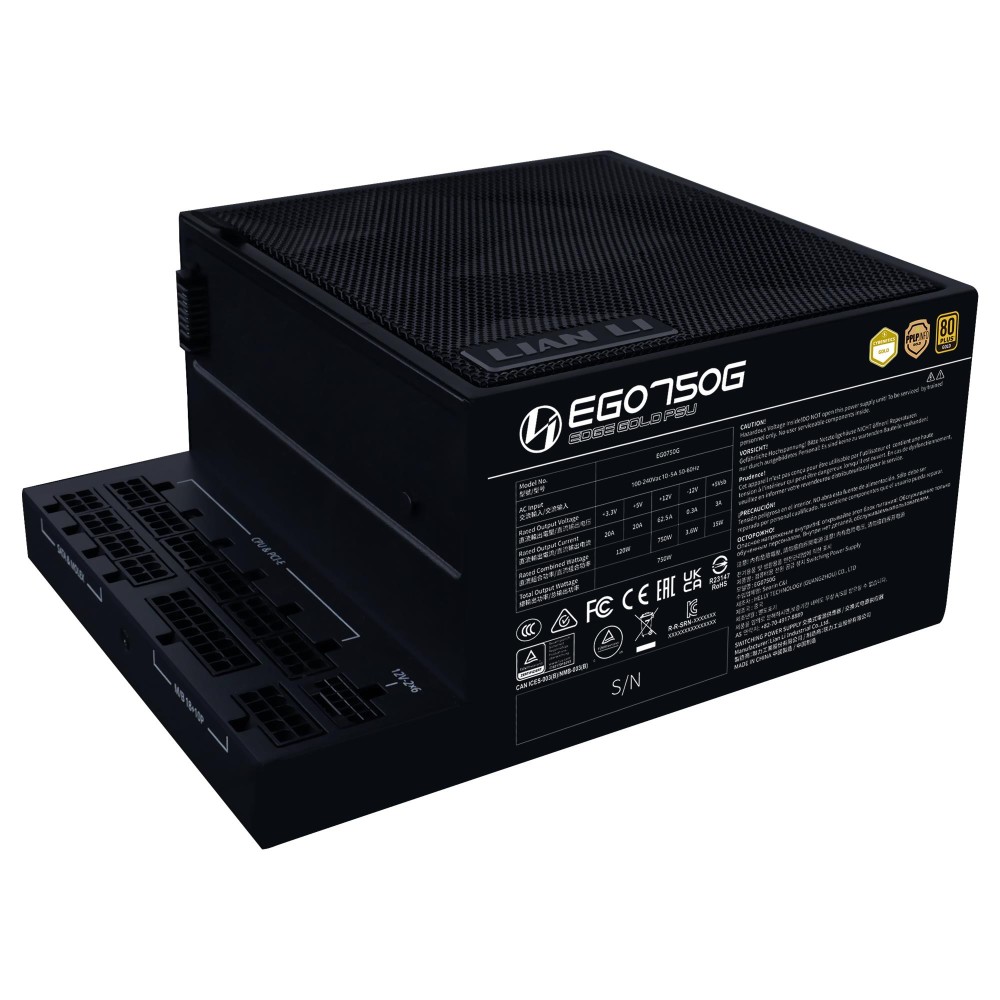 Power Supply|LIAN LI|EDGE GOLD 750|SFX|PC|100 - 240 V|750 W|G9P.EG0750G.B000.EU