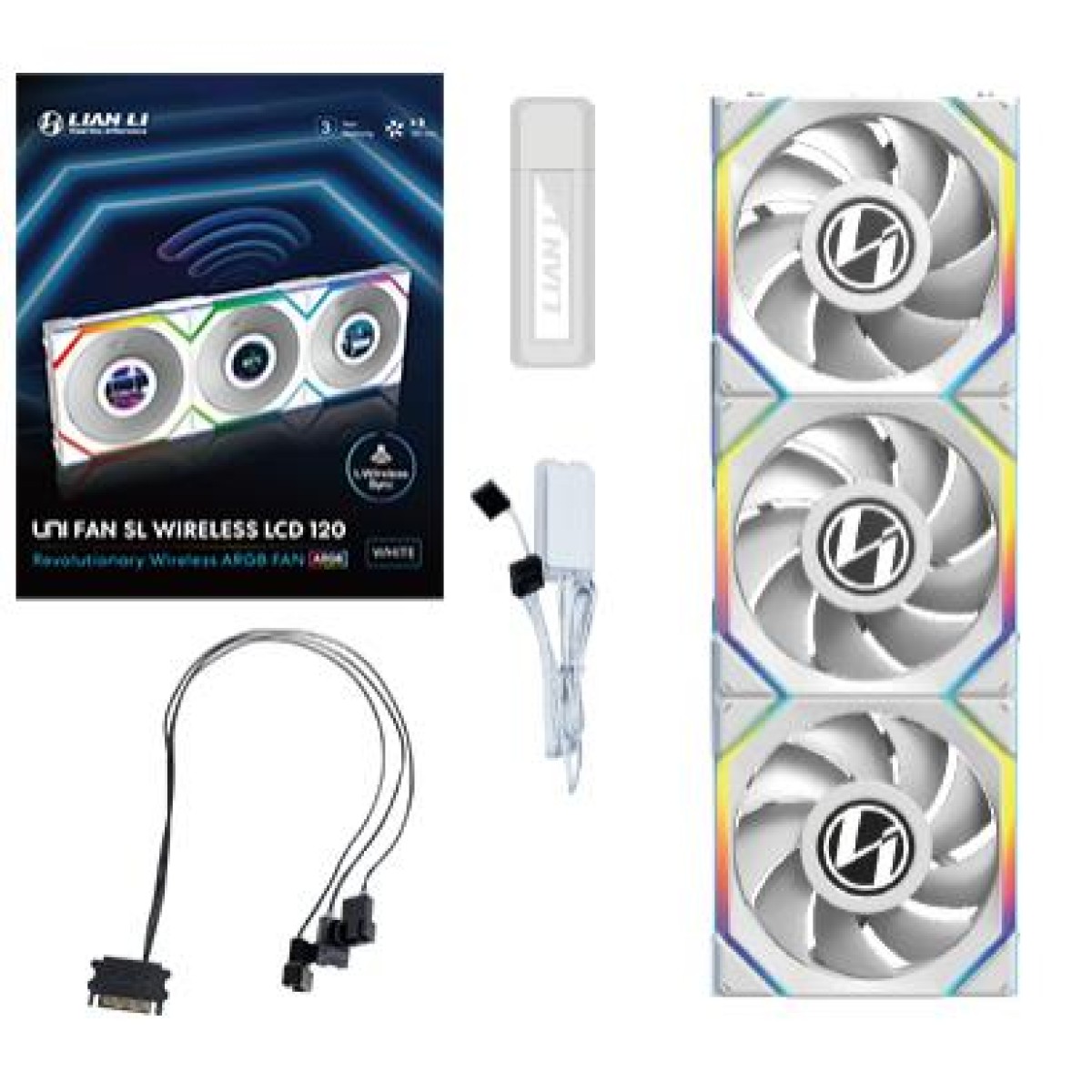 CASE FAN 120MM/G99.12SLLCD1W3W.00 LIAN LI