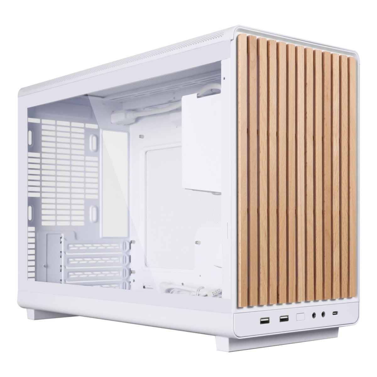 Case|LIAN LI|micro ATX/Micro-ITX|White/Wood|Micro Tower|PC|Lian Li A3 mATX / ITX Glass Edition White (G99.A3W-WDG.00)|G99.A3W-WDG.00
