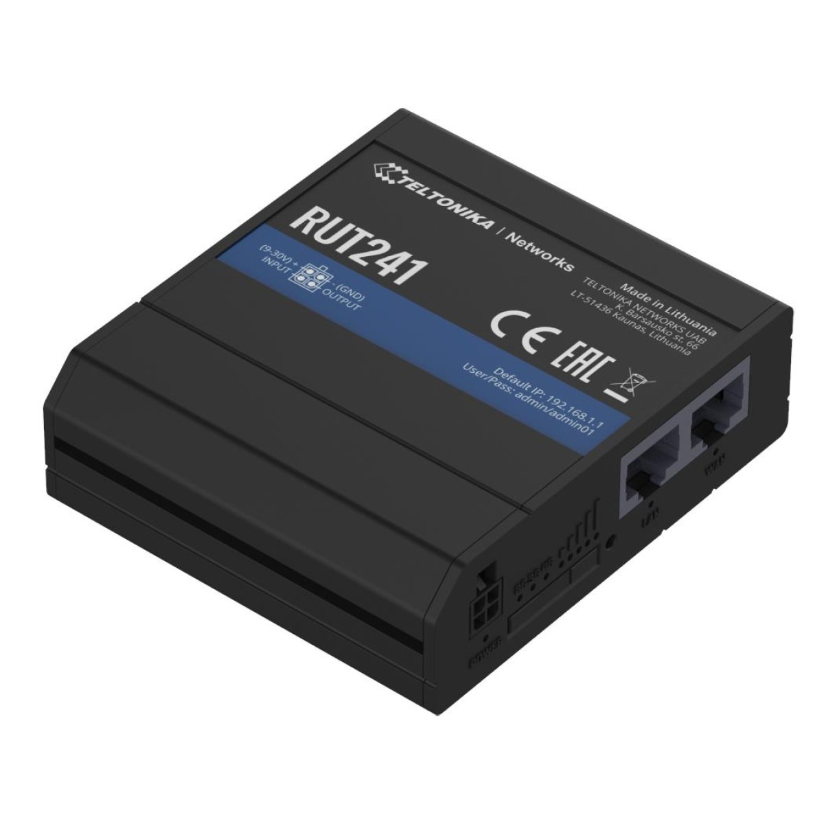 WRL ROUTER LTE CAT 4/RUT241 TELTONIKA