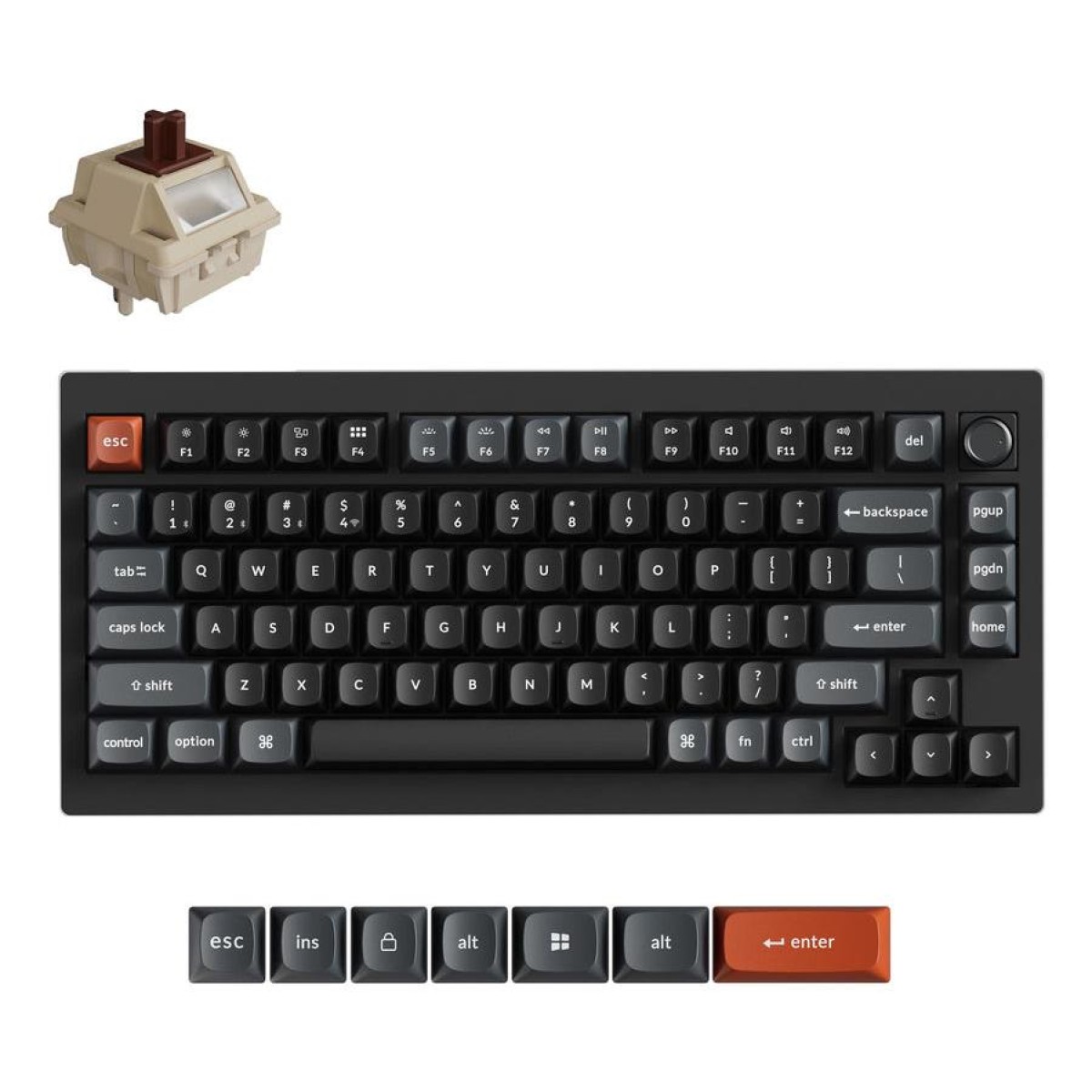 KEYBOARD WRL V1 ULTRA/BLACK V1U-D3 KEYCHRON