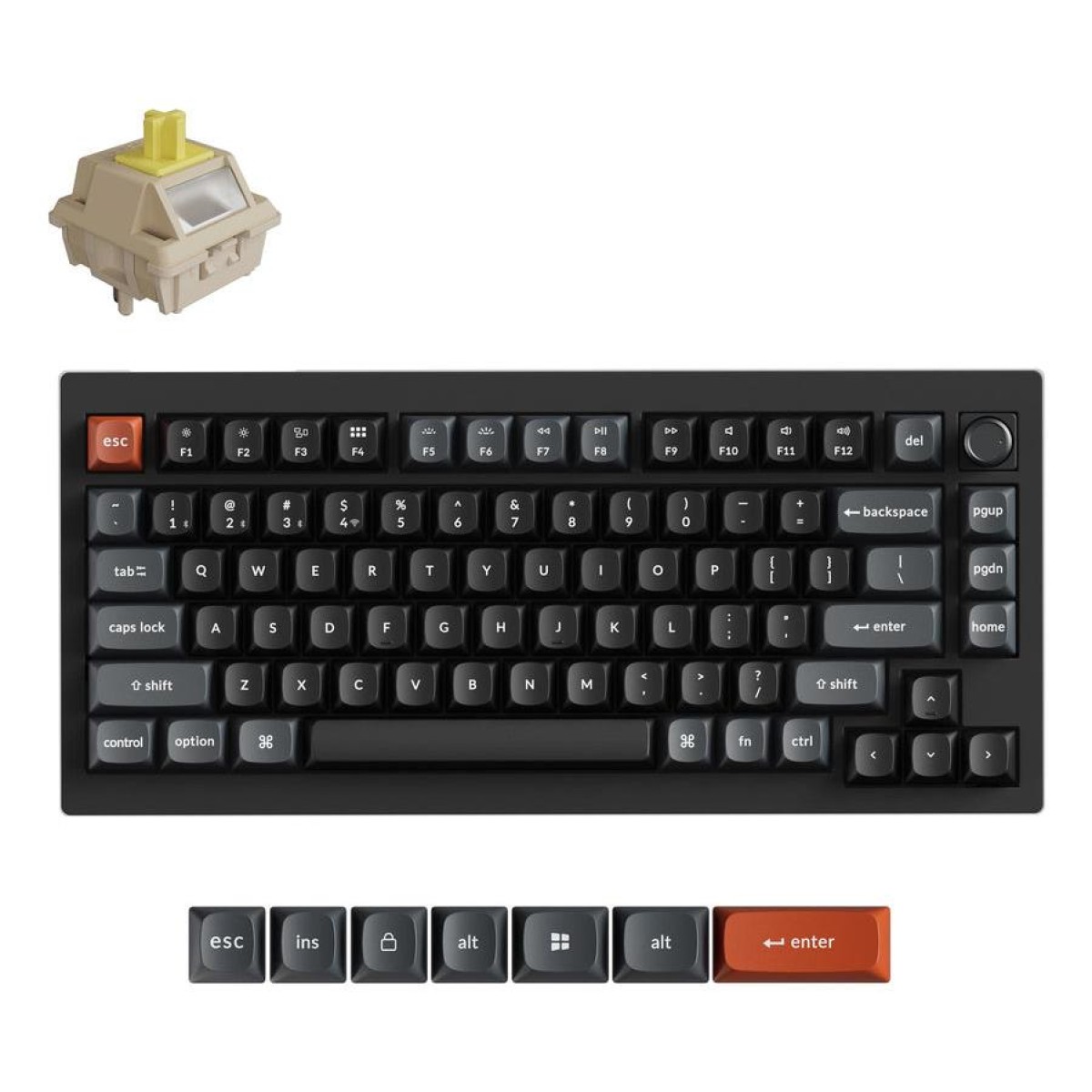 KEYBOARD WRL V1 ULTRA/BLACK V1U-D4 KEYCHRON