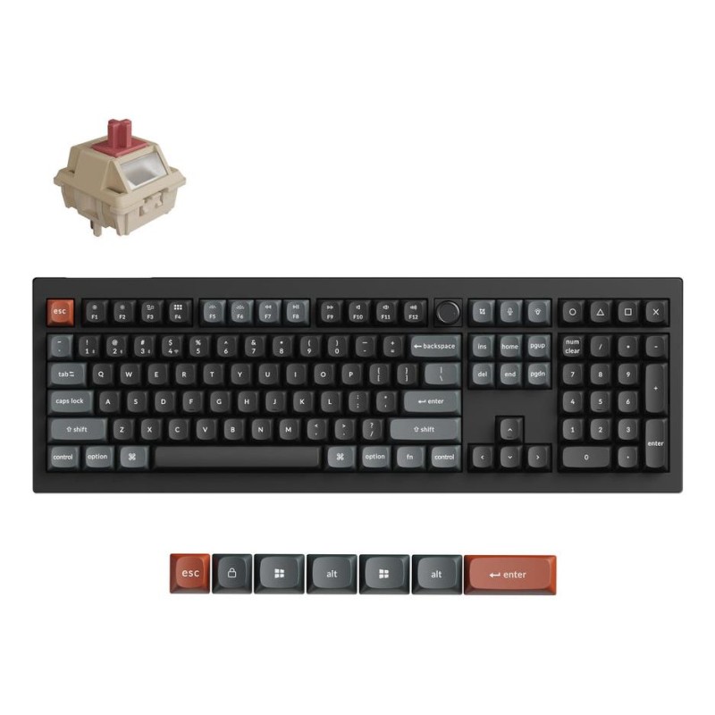 KEYBOARD WRL V6 ULTRA/BLACK V6U-D1 KEYCHRON