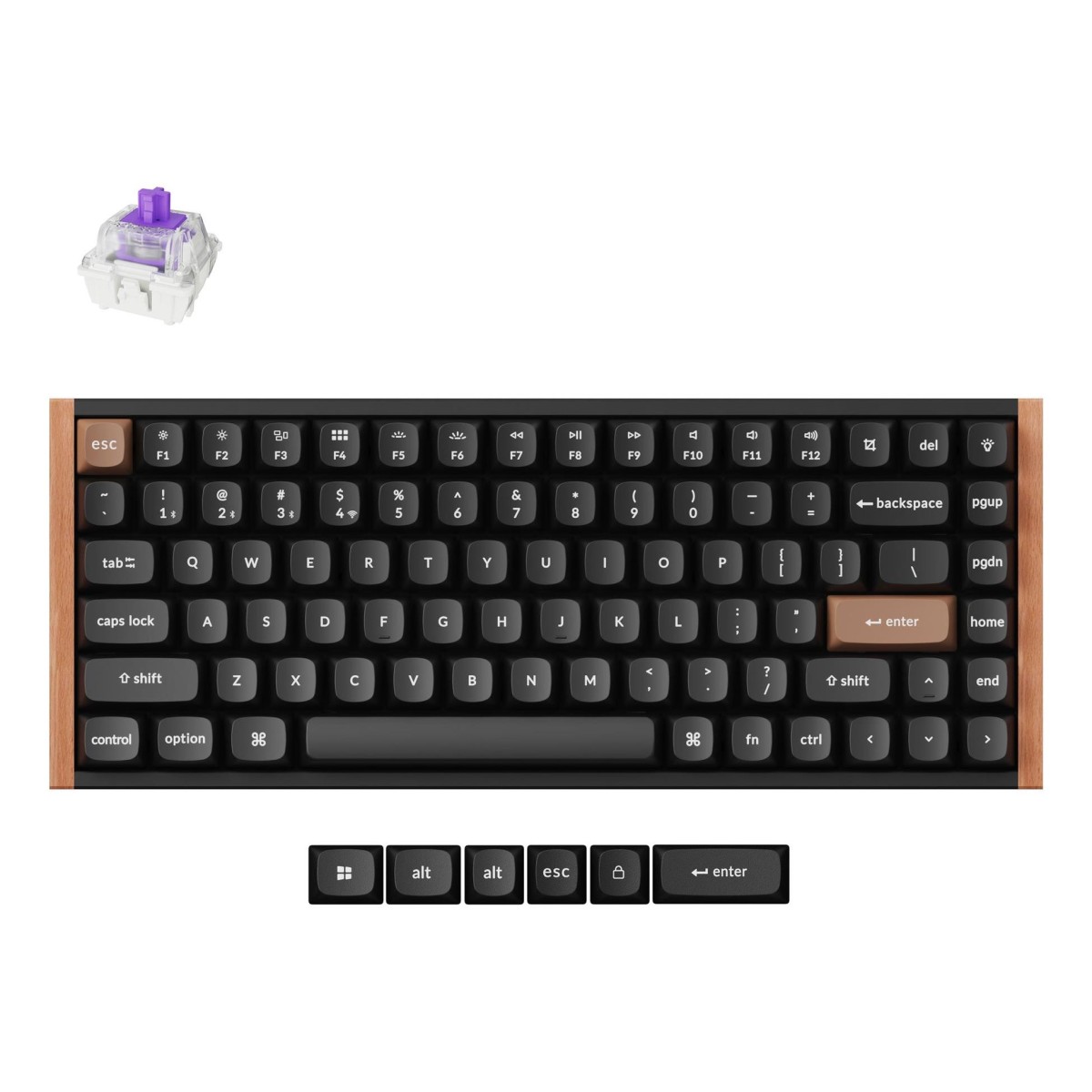 KEYBOARD WRL K2 HE SPECIAL ED./BLACK K2H-F1 KEYCHRON