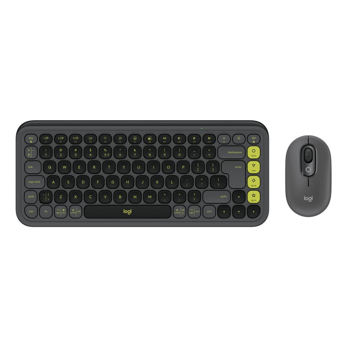 KEYBOARD +MOUSE COMBO POP ICON/GR/GREEN 920-013140 LOGITECH