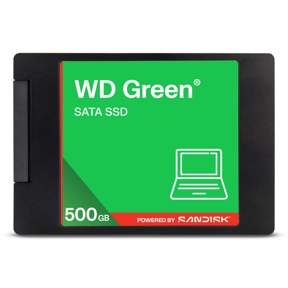 SSD|SANDISK|Green|POWERED BY SANDISK|500 GB|Serial ATA III|Read speed 545 MB/s|2.5"|WDS500G5G0A