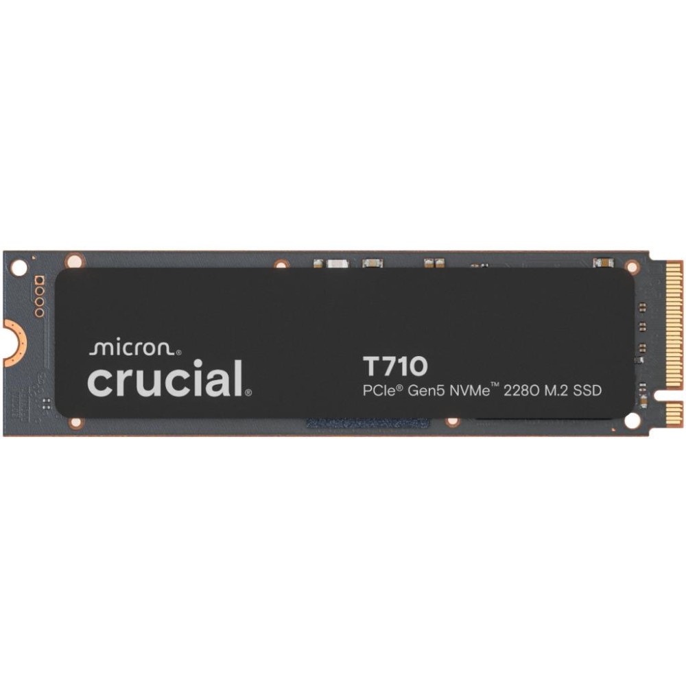 SSD|CRUCIAL|600xTBW rating|NVMe Yes|PCI Express 5.0|M.2|1000 GB|Crucial T710 1TB (CT1000T710SSD8)|T710|CT1000T710SSD8