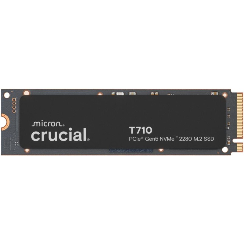 SSD|CRUCIAL|600xTBW rating|NVMe Yes|PCI Express 5.0|M.2|1000 GB|Crucial T710 1TB (CT1000T710SSD8)|T710|CT1000T710SSD8