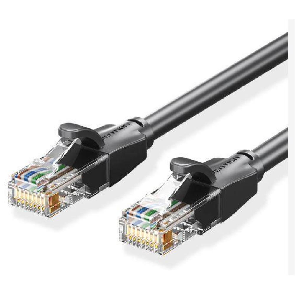 PATCH CABLE CAT.6 UTP/30M BLACK IBEBT VENTION