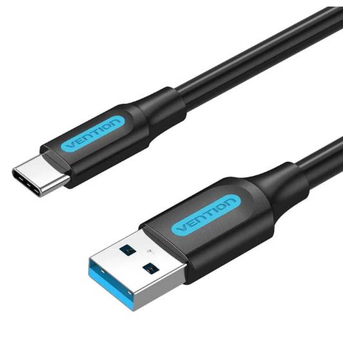 CABLE USB3.0 TO USB-C MALE/2M BLACK COZBH VENTION