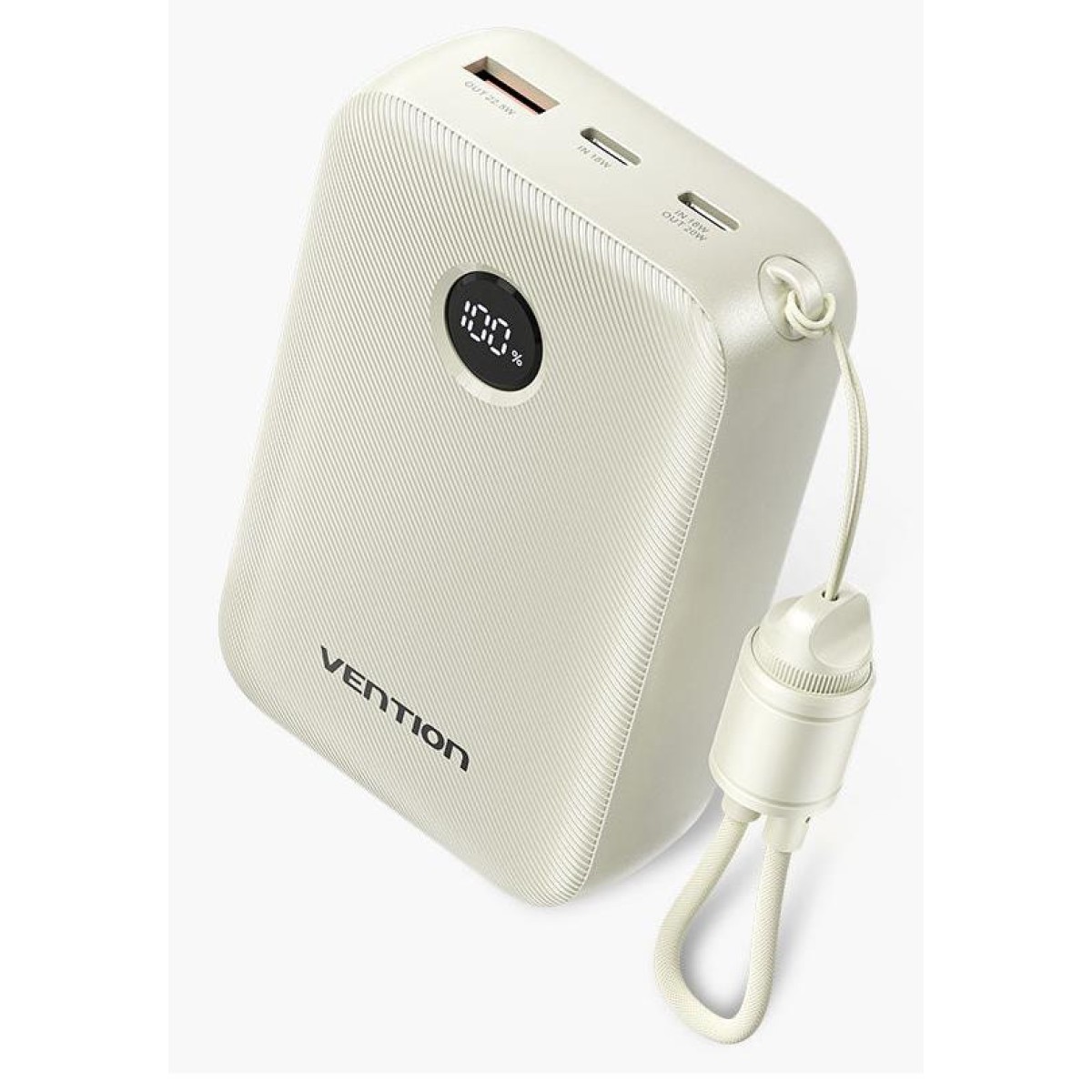 POWER BANK USB 20000MAH 22.5W/BEIGE FKBN0-C VENTION