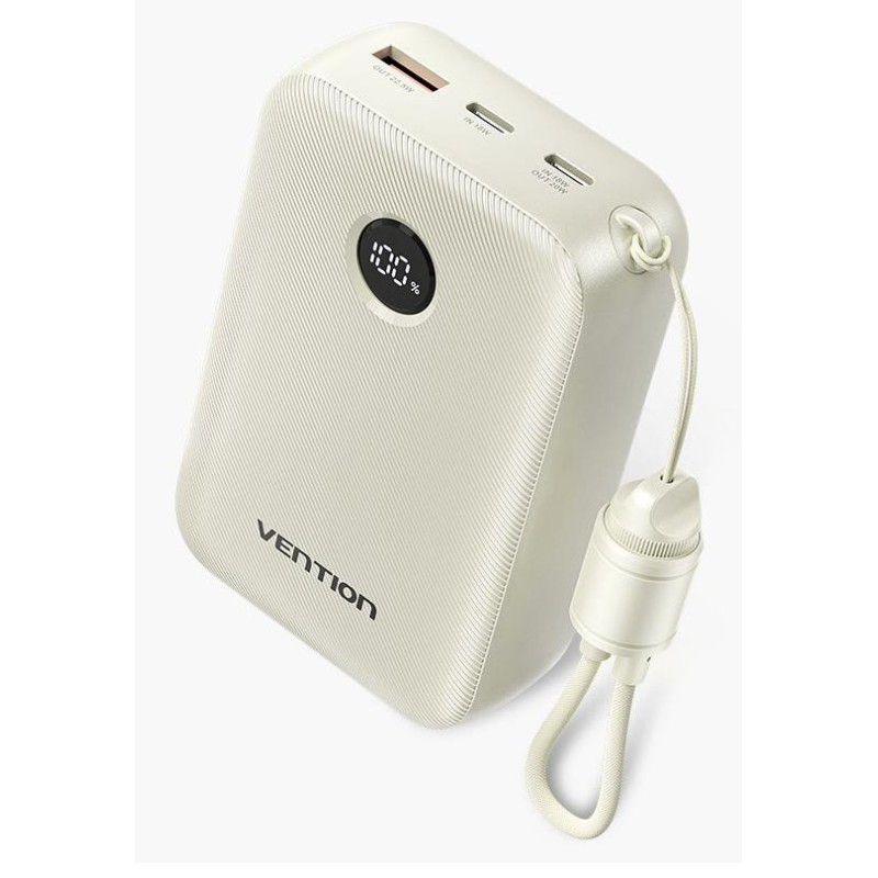 POWER BANK USB 20000MAH 22.5W/BEIGE FKBN0-C VENTION