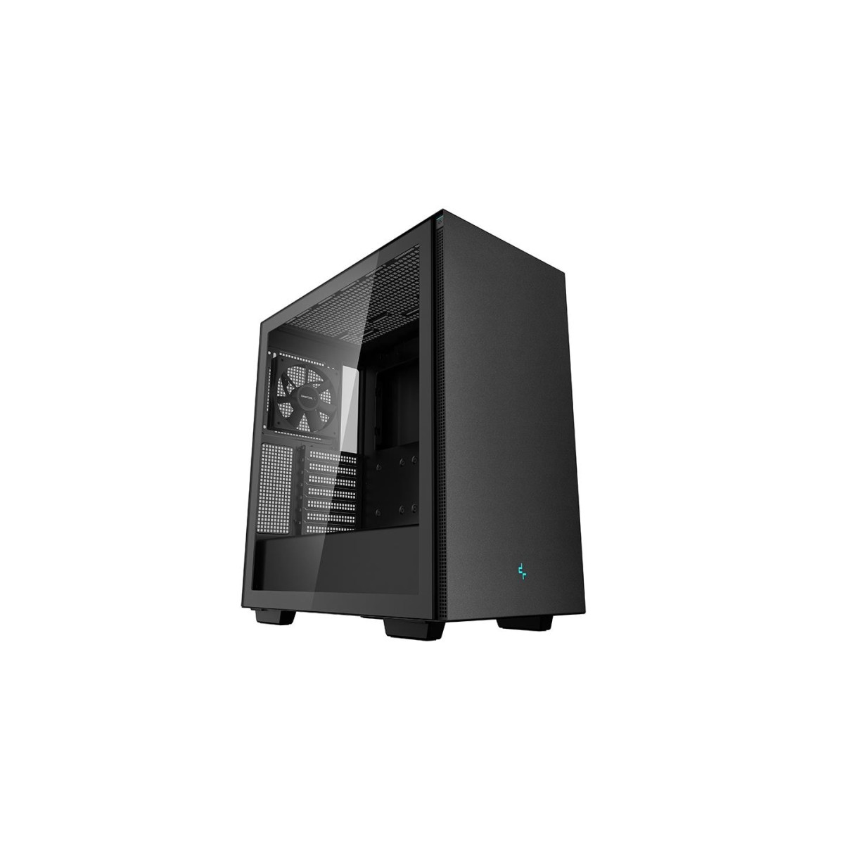 Case|DEEPCOOL|CH510|MiniTower|Case product features Transparent panel|Not included|Colour Black|R-CH510-BKNNE1-G-1