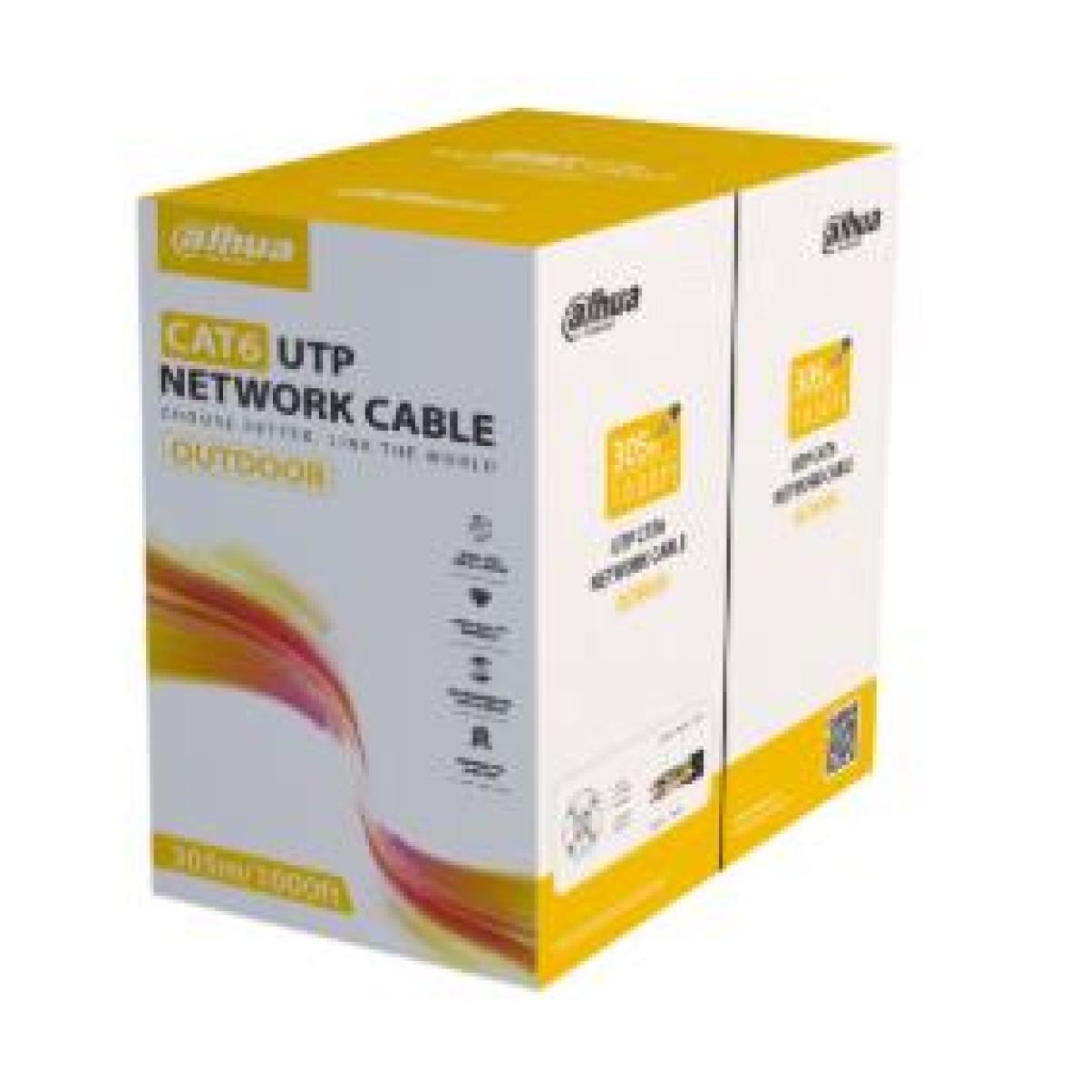 CABLE CAT6 UTP 305M BLACK/PFM920-6UN DAHUA