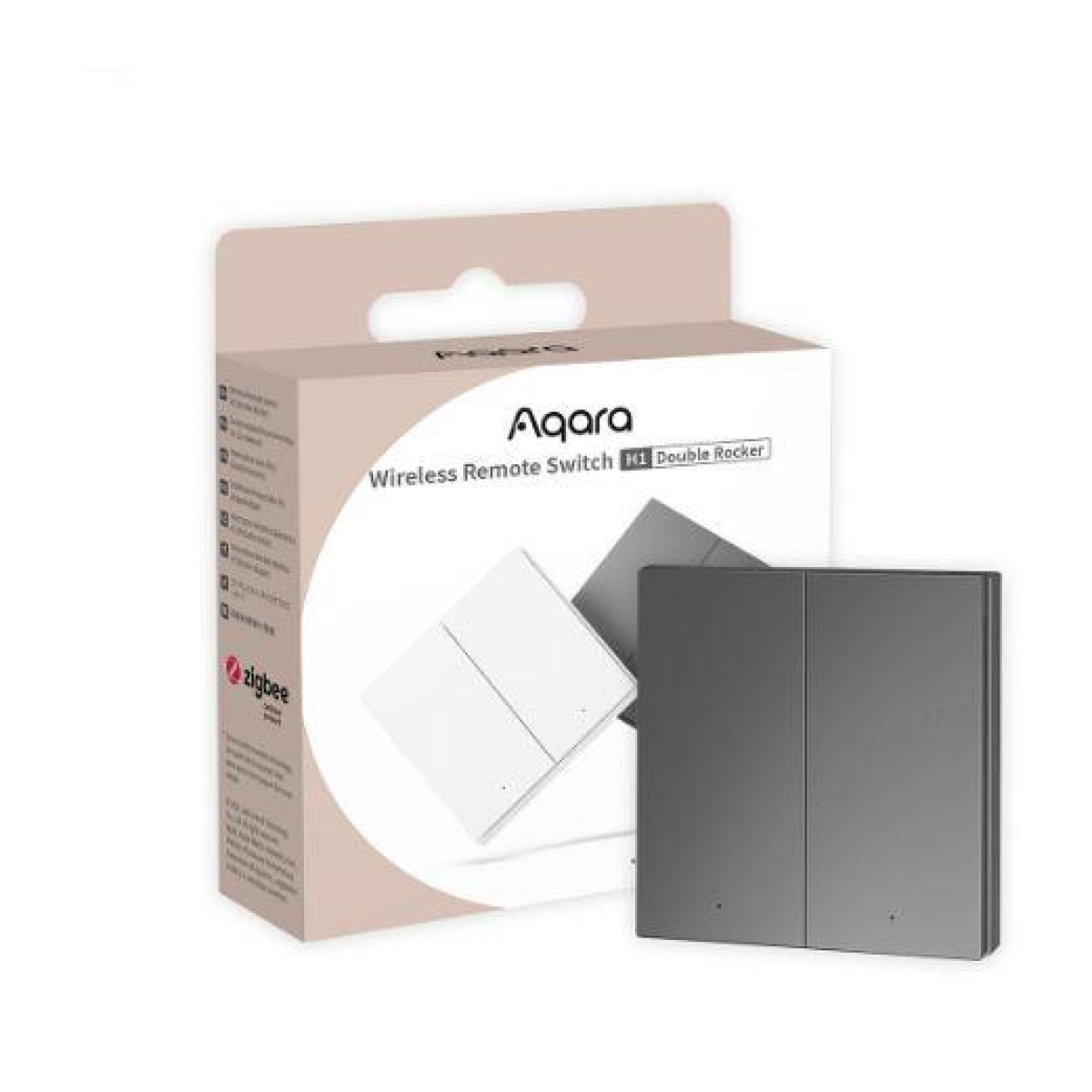 SMART HOME WRL REMOTE SWITCH/DOUBLE H1 WRS-R02-G AQARA
