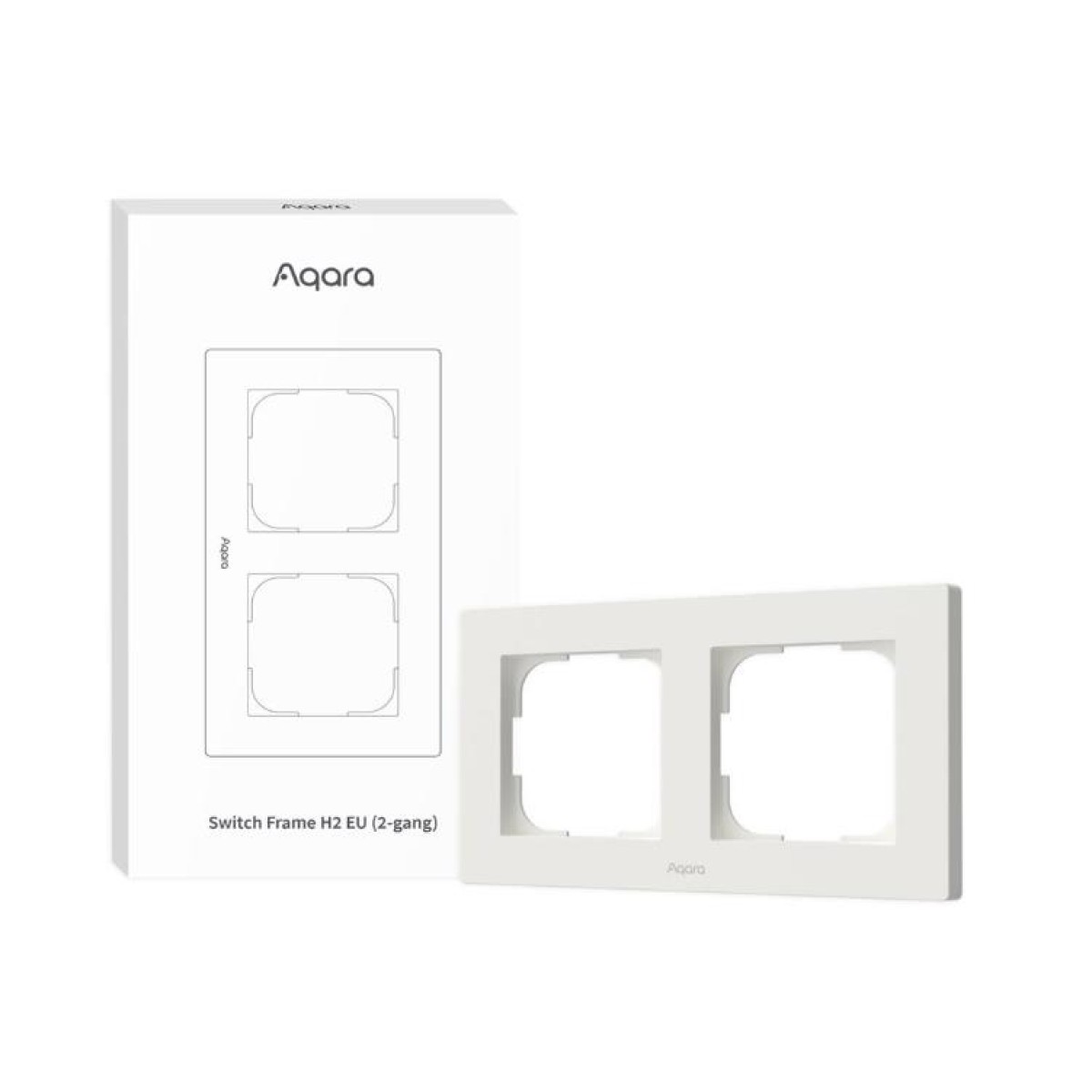 SMART SWITCH FRAME H2 (2-GANG)/WHITE FE-X01D-W AQARA