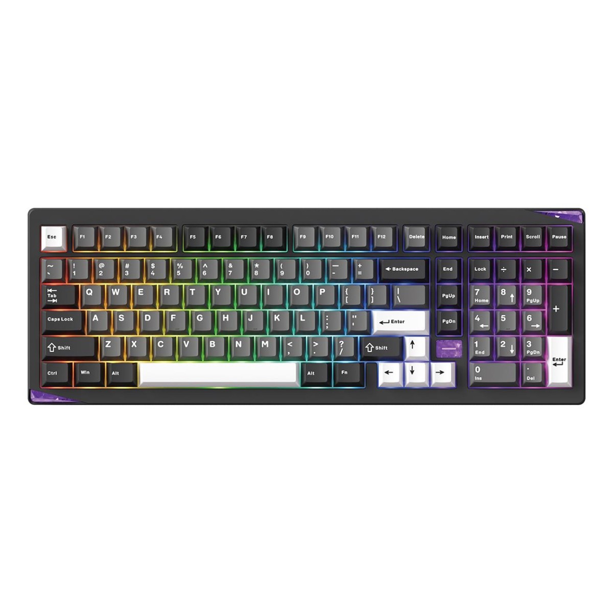 KEYBOARD WRL GEM 02 VIA/BLACK/SIL. 6978414650828 AKKO