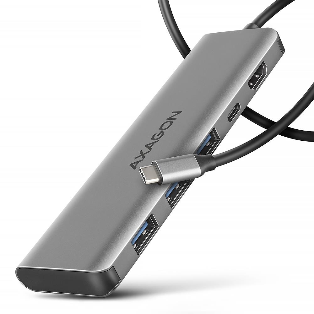 I/O HUB USB-C 5IN1/1M HMC-5H AXAGON
