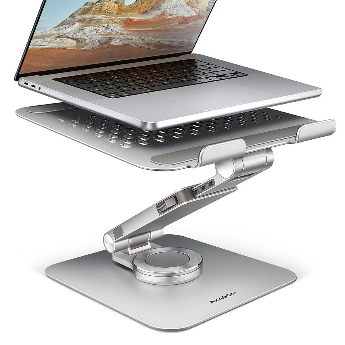 NB ACC STAND 10-17" ROTATING/ALUMINUM STND-LR AXAGON