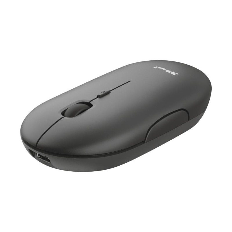 MOUSE USB OPTICAL WRL/PUCK RECHARGEABLE 24059 TRUST