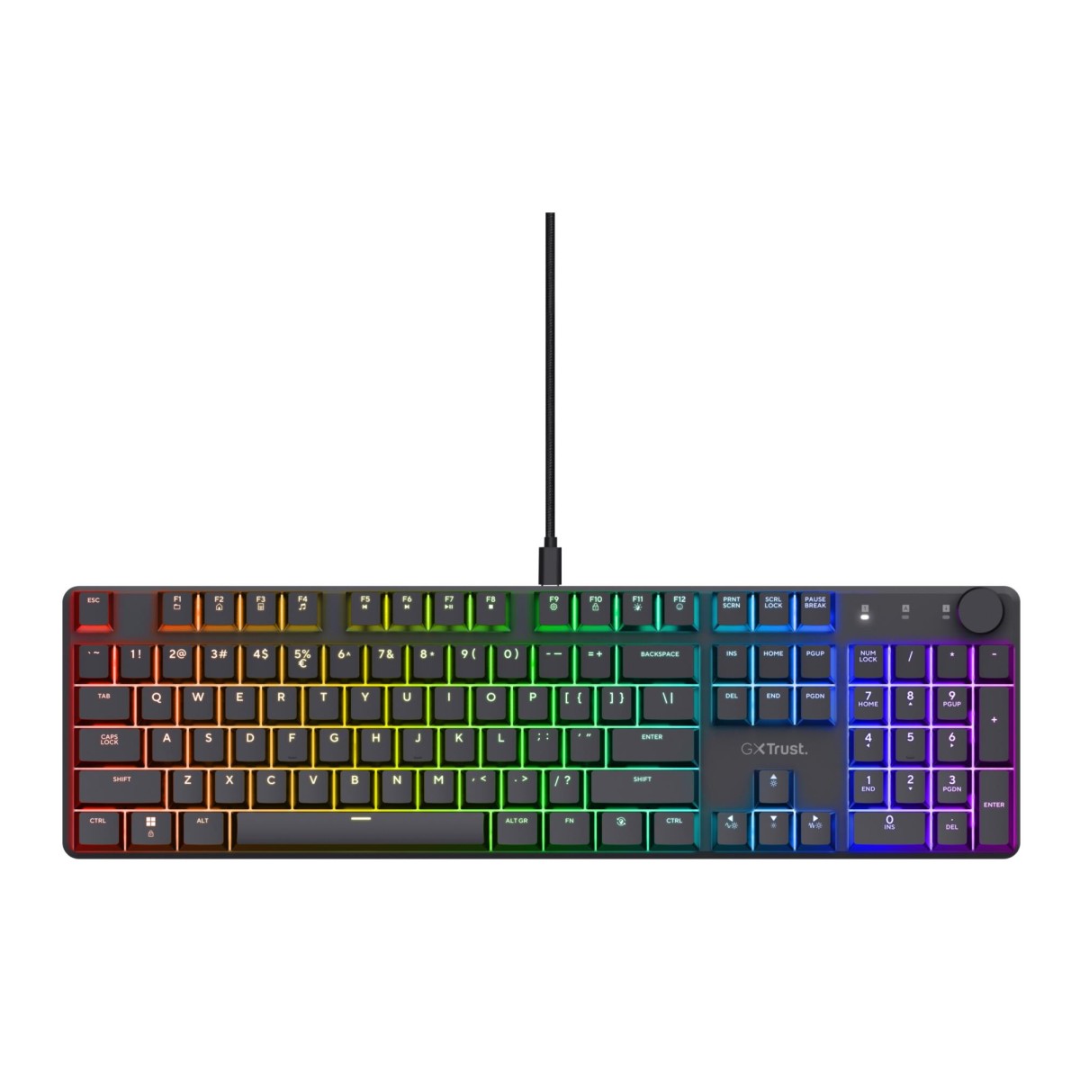 KEYBOARD USB GXT866 TORIX/EN 24910 TRUST