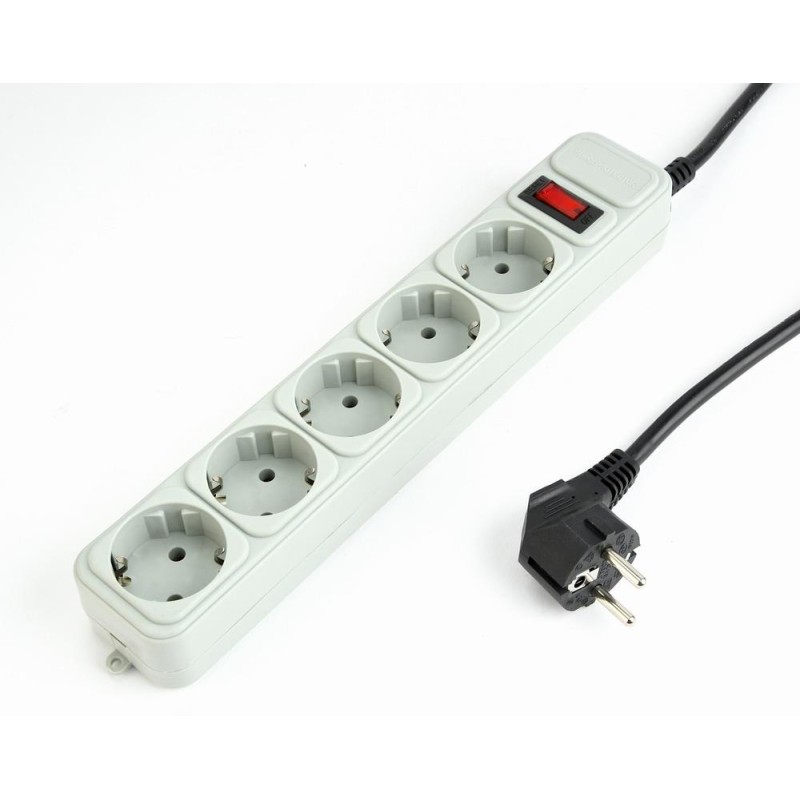 CABLE POWER EXTENSION 1.8M/5OUTL. SPG3-B-6C GEMBIRD