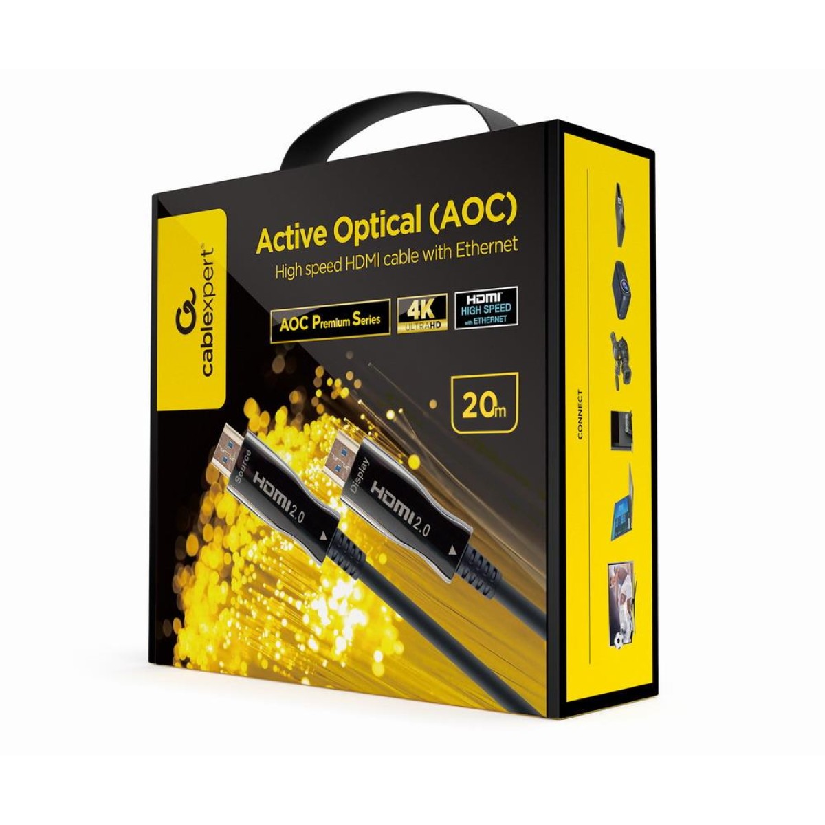 CABLE HDMI-HDMI 20M AOC/CCBP-HDMI-AOC-20M-02 GEMBIRD