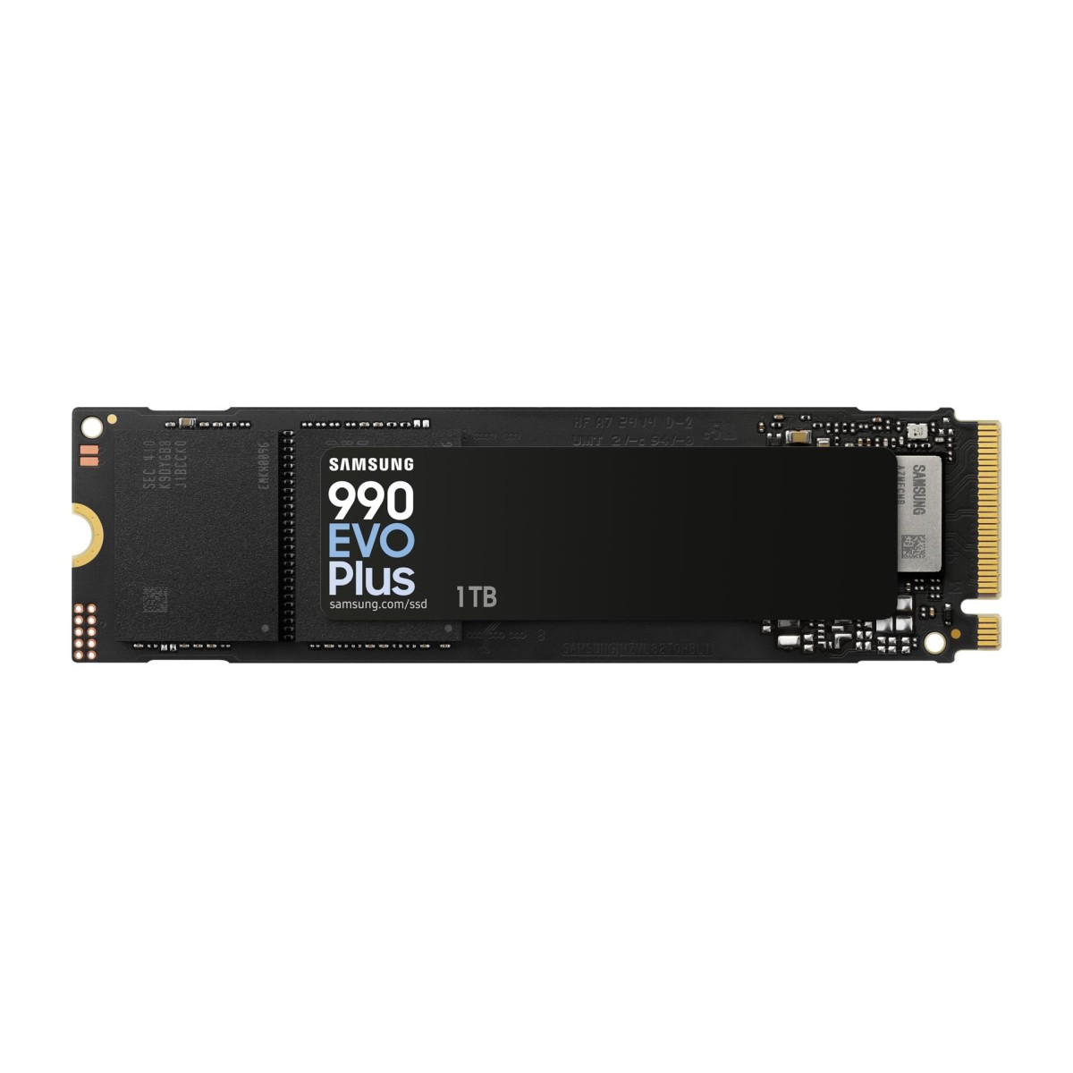 SSD|SAMSUNG|990 EVO Plus|1TB|M.2|PCIe Gen5|NVMe|TLC|Write speed 6300 MBytes/sec|Read speed 7150 MBytes/sec|2.38mm|TBW 1200 TB|MZ-V9S1T0BW