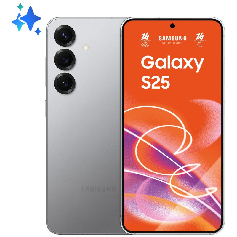 MOBILE PHONE GALAXY S25/128GB SILVER SM-S931B SAMSUNG