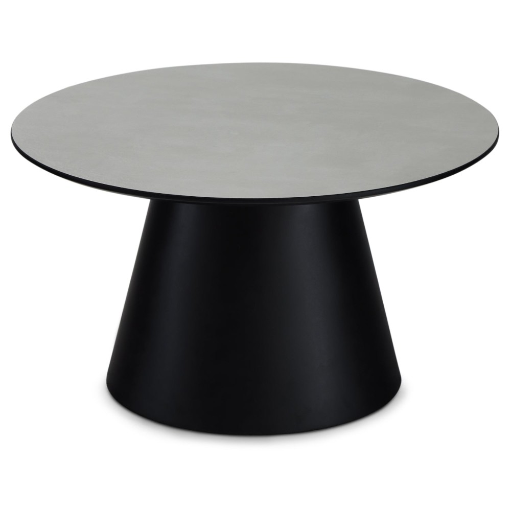 Tango Coffee Table ø80x45 Light Grey Marble