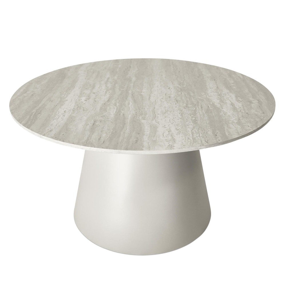 Tango Coffee Table Travertine ø80x45 Grey