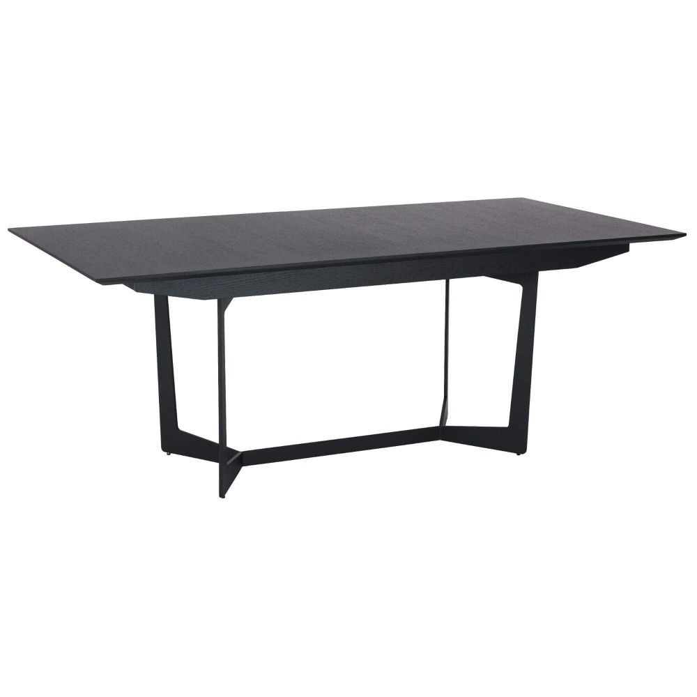 Tokyo Dining Table Black Oak 200/250x100