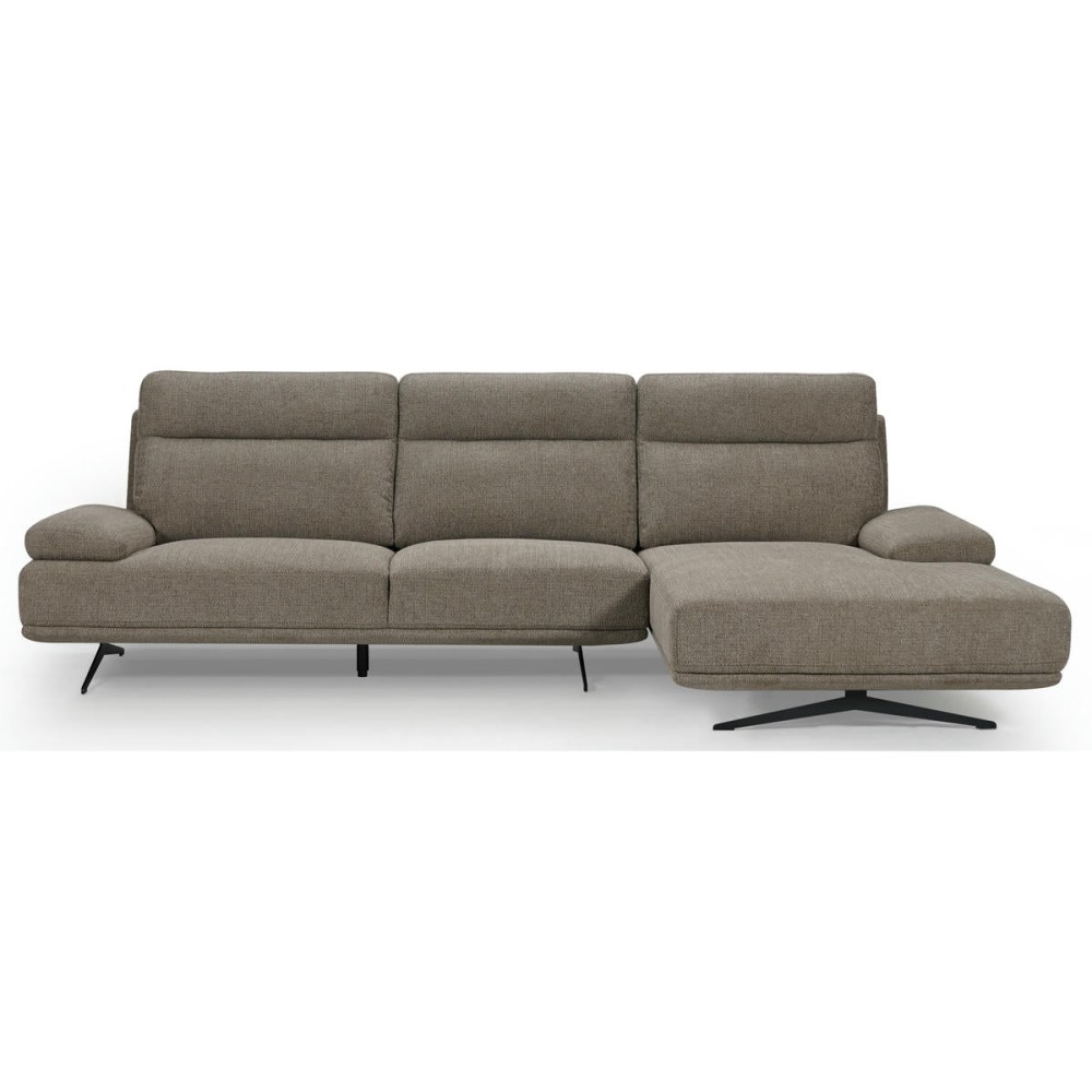 Seattle L-Shape Sofa Left Brown