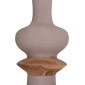 ΔΙΑΚΟΣΜΗΤΙΚΟ ΒΑΖΟ ΔΑΠΕΔΟΥ NEBULA HM4660.05L FIBER CEMENT TAUPE--ΞΥΛΟ ΤΕΑΚ Φ45x172Υεκ