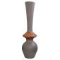 ΔΙΑΚΟΣΜΗΤΙΚΟ ΒΑΖΟ ΔΑΠΕΔΟΥ NEBULA HM4660.05M FIBER CEMENT TAUPE--ΞΥΛΟ ΤΕΑΚ Φ45x148Υεκ