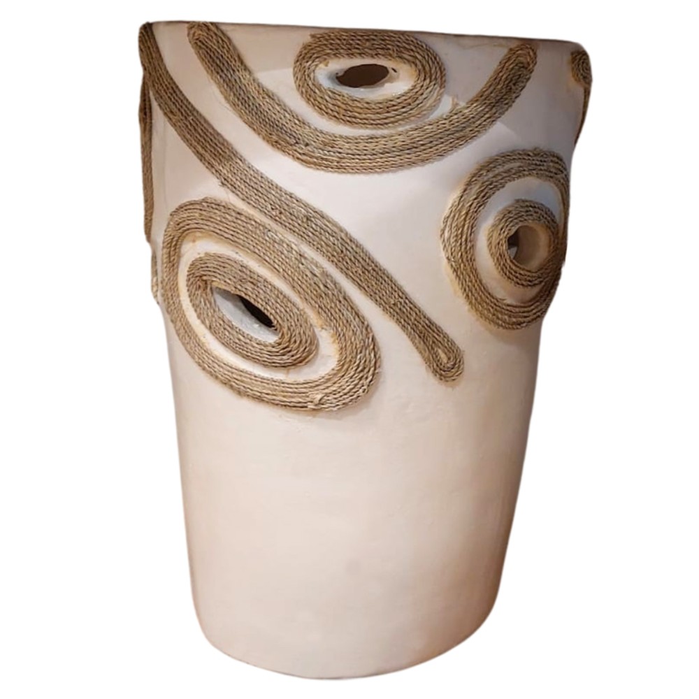 ΕΠΙΤΡΑΠΕΖΙΟ ΔΙΑΚΟΣΜΗΤΙΚΟ ΒΑΖΟ DEAN HM4677.02L ΤΕΡΑΚΟΤΑ ΣΕ ΚΡΕΜ--Φ22x33Υεκ.