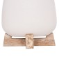 ΓΛΑΣΤΡΑ ΕΣ.ΧΩΡΟΥ FRELLO HM4674.02S ΛΕΥΚΟ FIBER CEMENT--TEAK ΒΑΣΗ 14,5x14,5x16Υεκ.