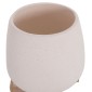ΓΛΑΣΤΡΑ ΕΣ.ΧΩΡΟΥ FRELLO HM4674.02S ΛΕΥΚΟ FIBER CEMENT--TEAK ΒΑΣΗ 14,5x14,5x16Υεκ.