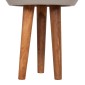 ΓΛΑΣΤΡΑ ΕΣΩΤ.ΧΩΡΟΥ QUAN HM4680.03L FIBER CEMENT ΓΚΡΙ--ΒΑΣΗ TEAK Φ38x62Υεκ